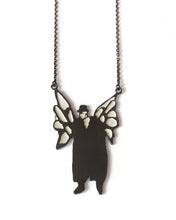 Load image into Gallery viewer, Monochrome Elegance Necklace: Keyvan Mahjoor Art Collaboration
